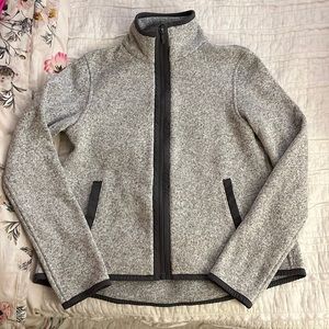 Lululemon Gray Fleece Zip up